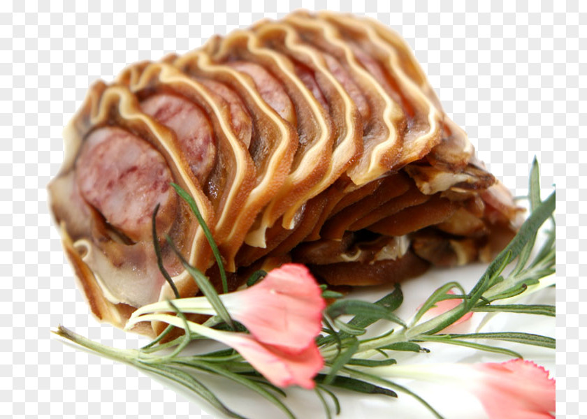 Halogen Pig Ear Chinese Cuisine Red Cooking Pigs Cantonese Ham PNG