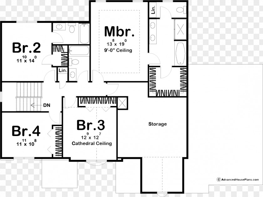 Traditional House Floor Plan Paper Angle PNG