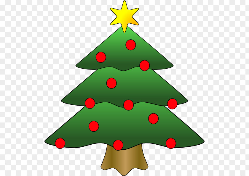 Christmas Tree Ornament Cartoon Clip Art PNG
