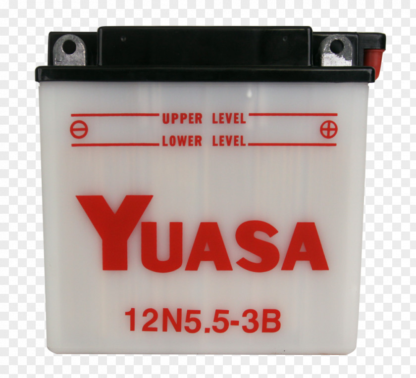 Motorcycle Electric Battery GS Yuasa Rechargeable Industrialist PNG