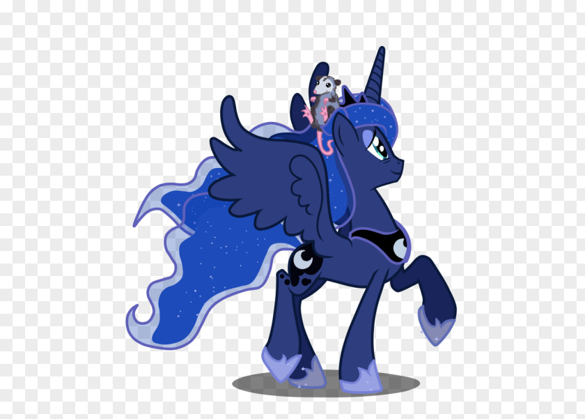 Horse Pony Cobalt Blue Clip Art PNG