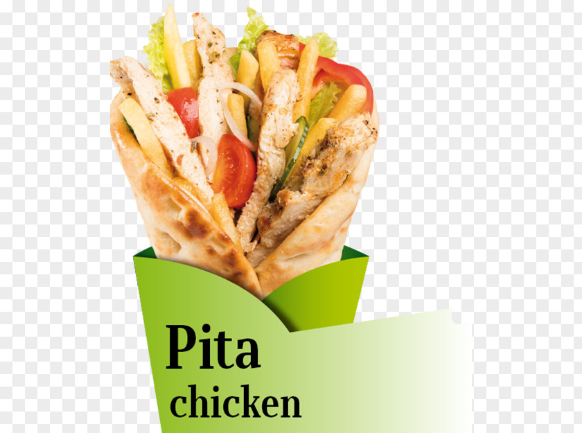 Junk Food French Fries Gyro Shawarma Wrap PNG