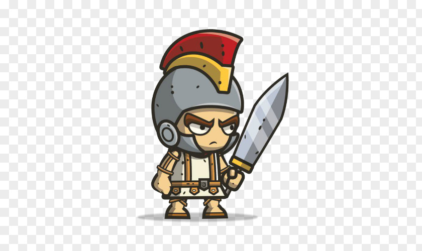 Roman Soldier Middle Ages Chibiusa Knight Animation PNG
