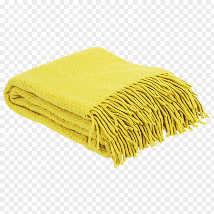 Wool Textile Yellow PNG