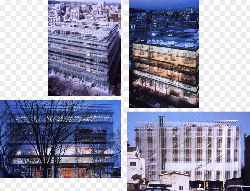 Building Architecture Sendai Commercial Steel PNG