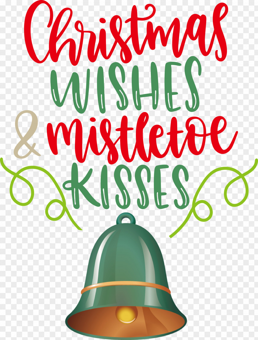 Christmas Wishes Mistletoe Kisses PNG