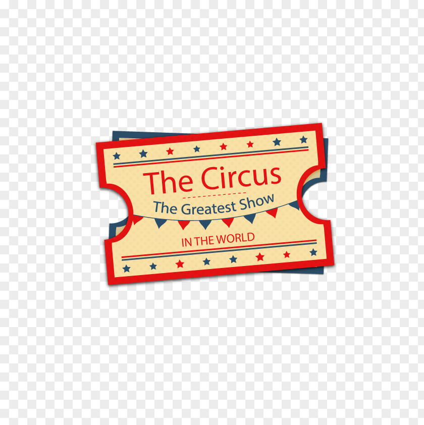 European And American Retro Circus Tickets Icon PNG