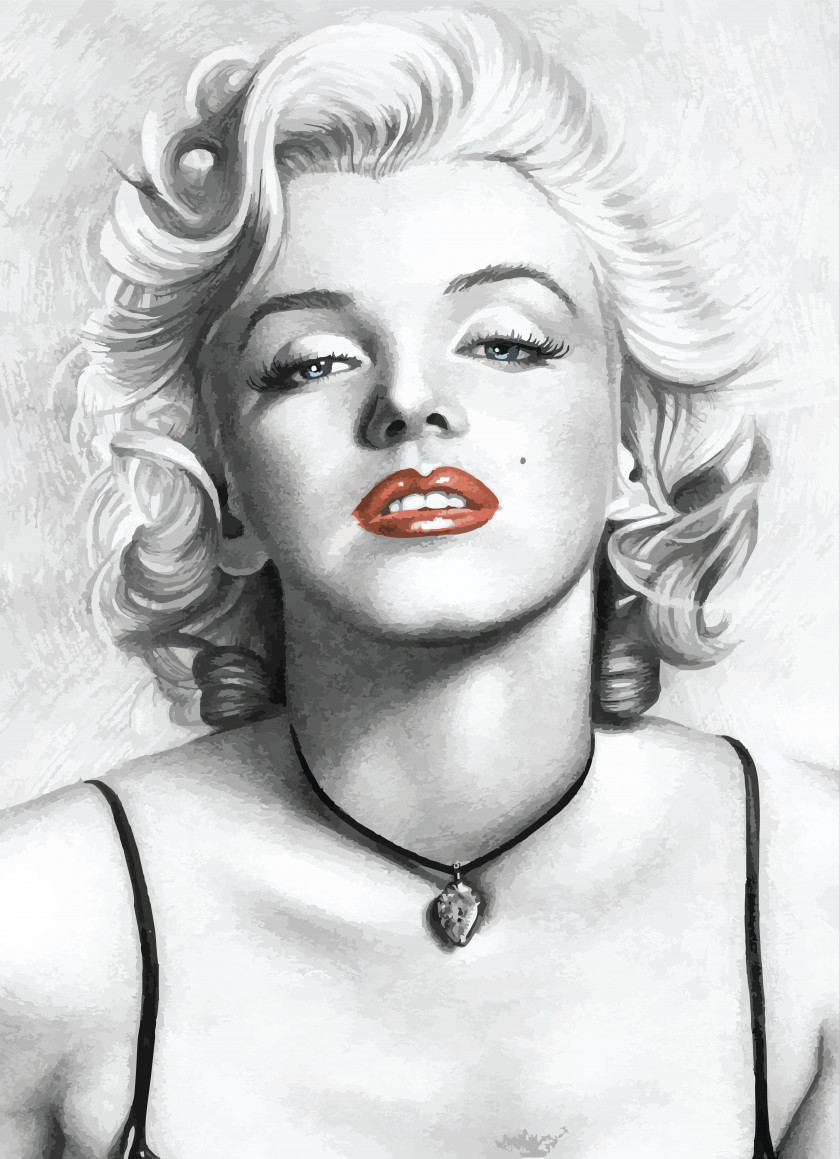 Marilyn Monroe Drawing Female PNG