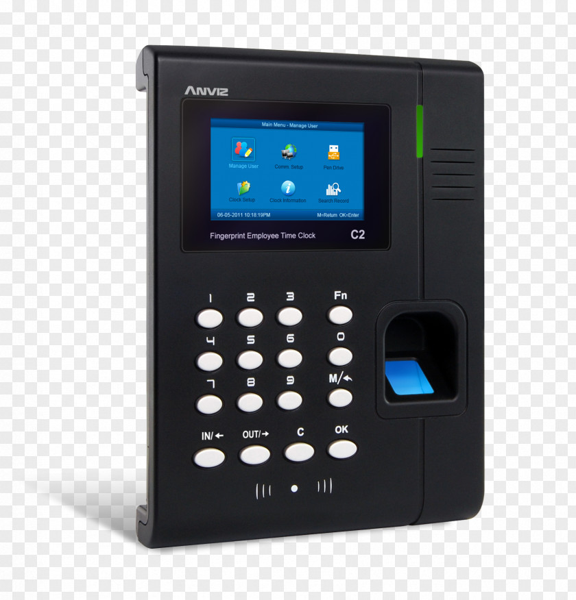 Time And Attendance Fingerprint & Clocks Access Control Biometrics PNG