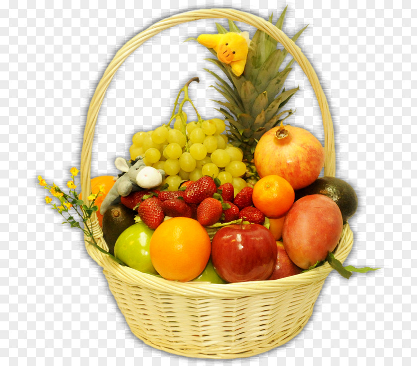 Fruits Basket Fruit Vegetable Food Vegetarian Cuisine PNG
