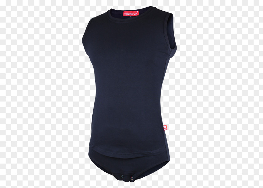 Adjustment Button T-shirt Gilets Shoulder Sleeveless Shirt PNG