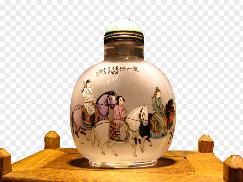 Beauty Line Snuff Bottle China Inner Painting PNG