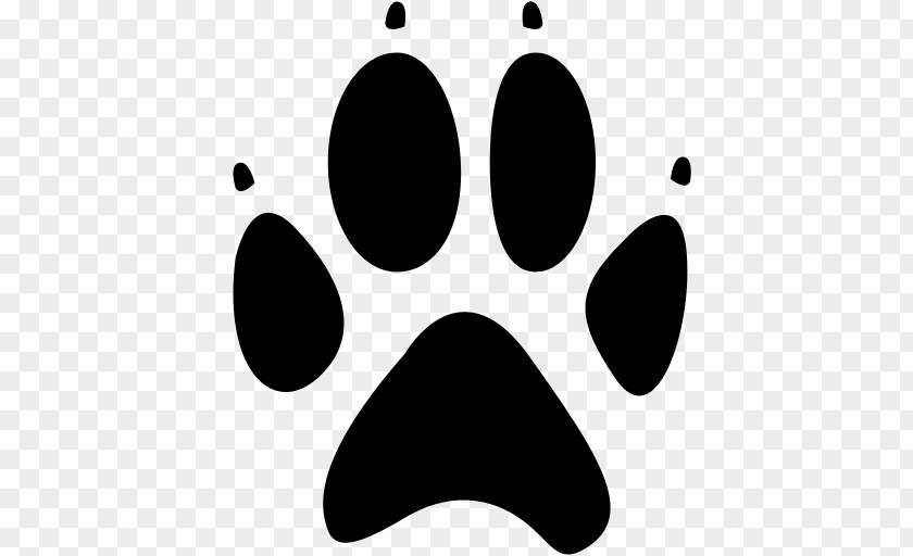 Dog Tiger Paw Footprint Clip Art PNG