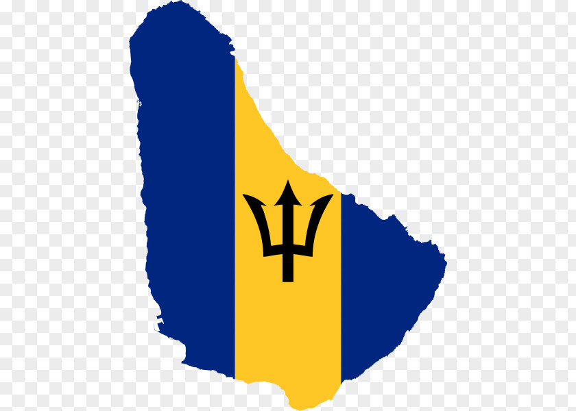 Map Flag Of Barbados National PNG