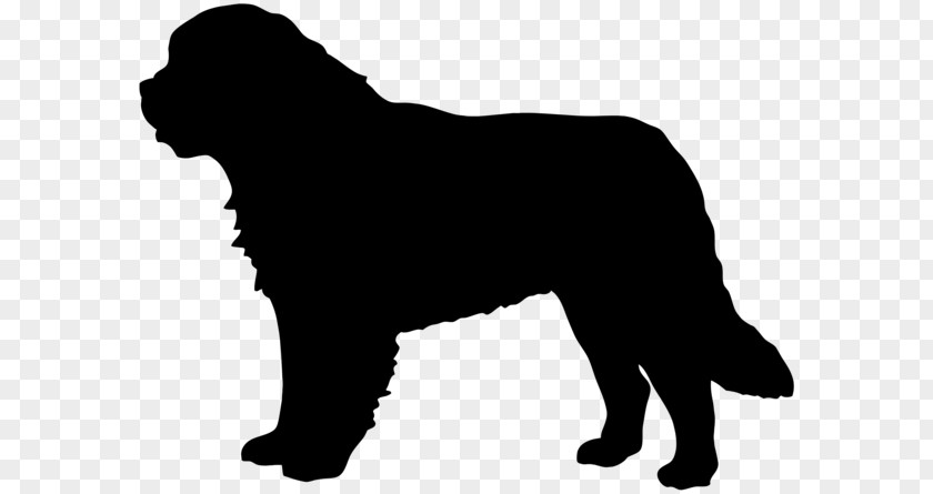 Silhouette St. Bernard Newfoundland Dog Dobermann Great Dane Miniature Schnauzer PNG