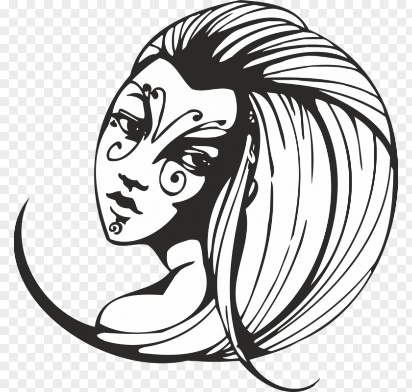 Woman Black And White Clip Art PNG