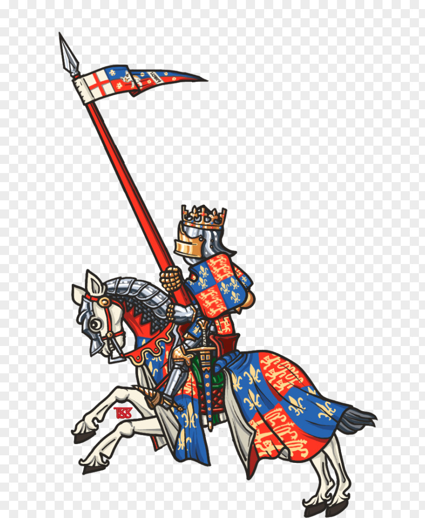 Animal Figure Spear Knight Cartoon PNG