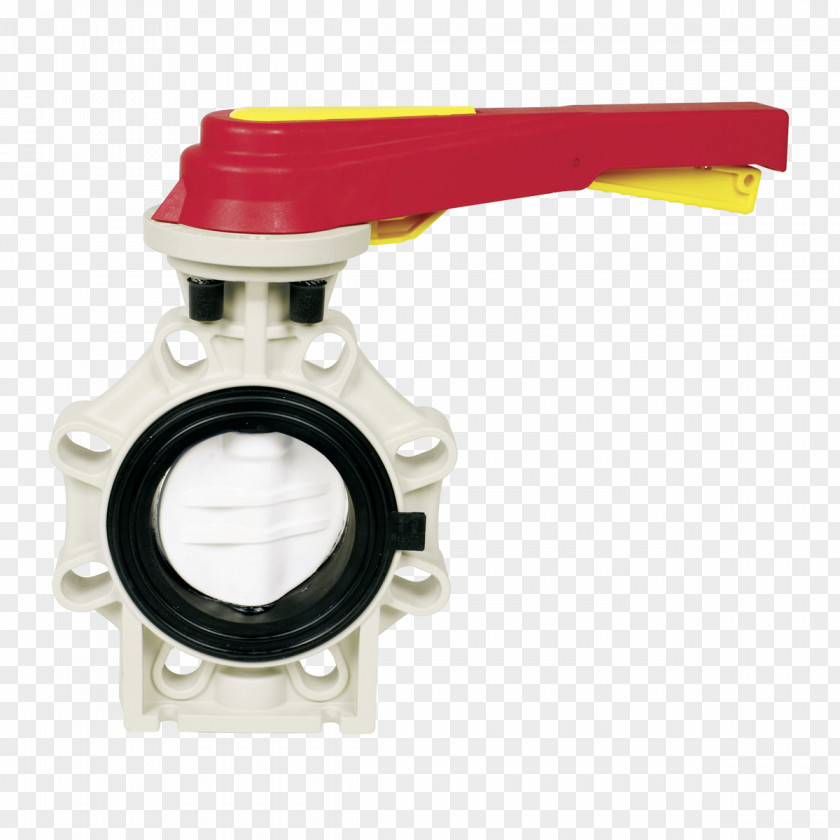 Butterfly Valve Plastic Polypropylene Diaphragm PNG