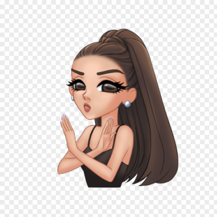 Drawing Singer Moonlight Female PNG Female, ariana grande clipart PNG