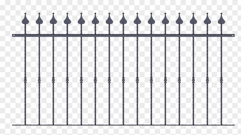 Fence Wrought Iron Gate Railing PNG