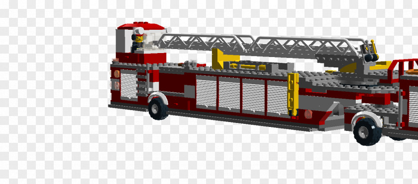 Lego Fire Truck Engine Department Motor Vehicle Cargo Transport PNG