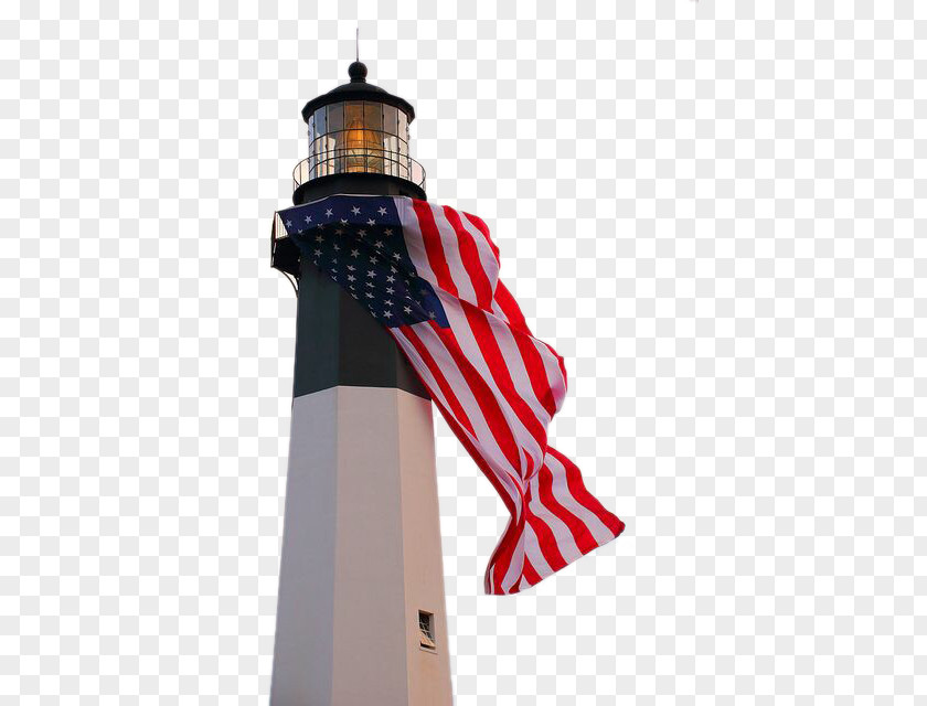Lighthouse With The American Flag Tybee Island Atlantis Paradise Nantucket Gary Captain Dereks Dolphin Adventure PNG