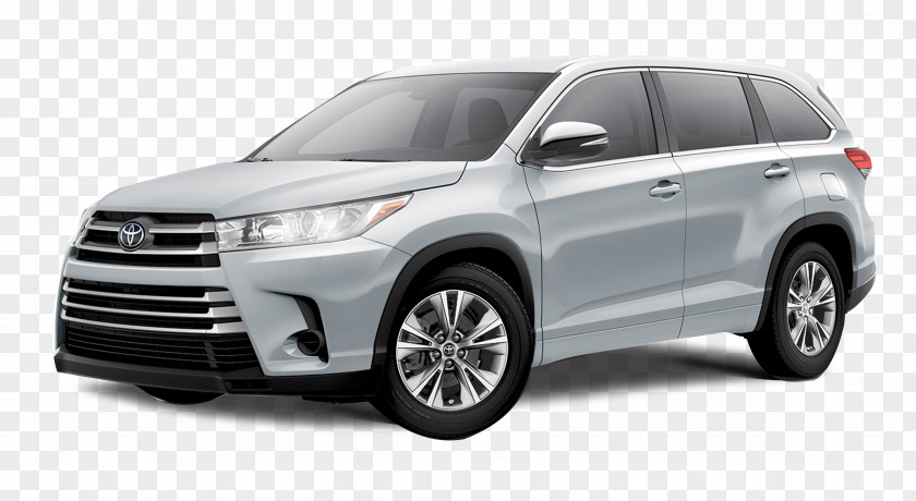 Toyota 2018 Highlander Hybrid LE Sport Utility Vehicle Plus V6 Engine PNG