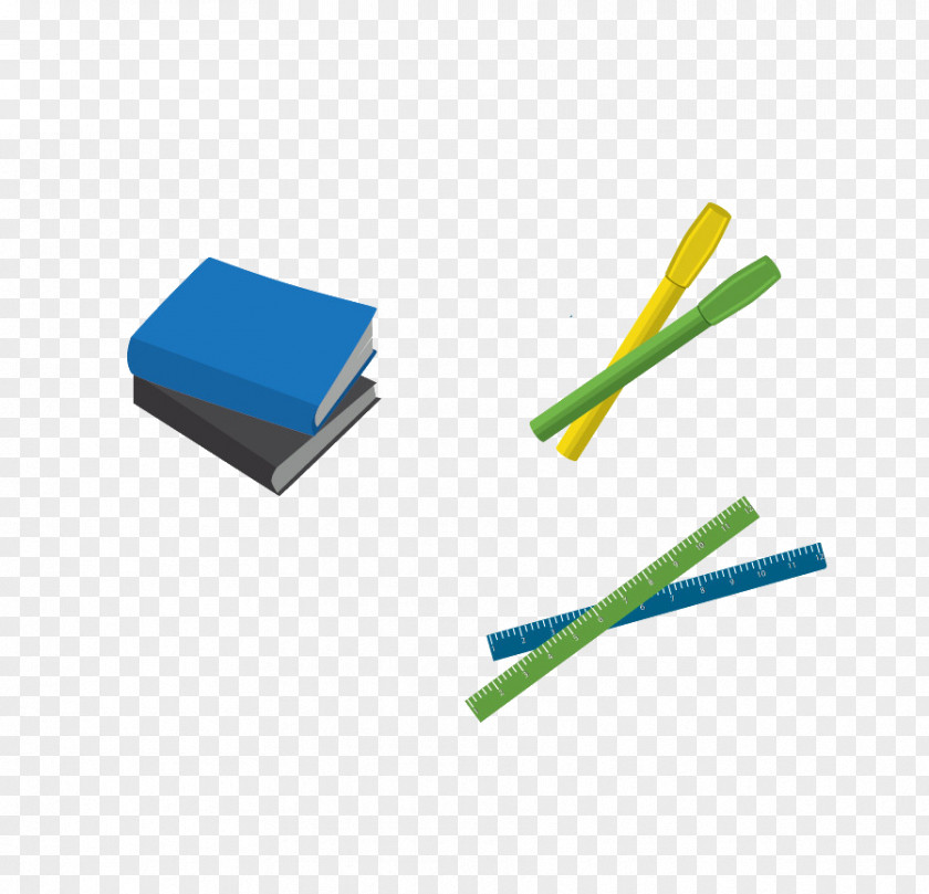Books And Pens School Supplies Office Clip Art PNG