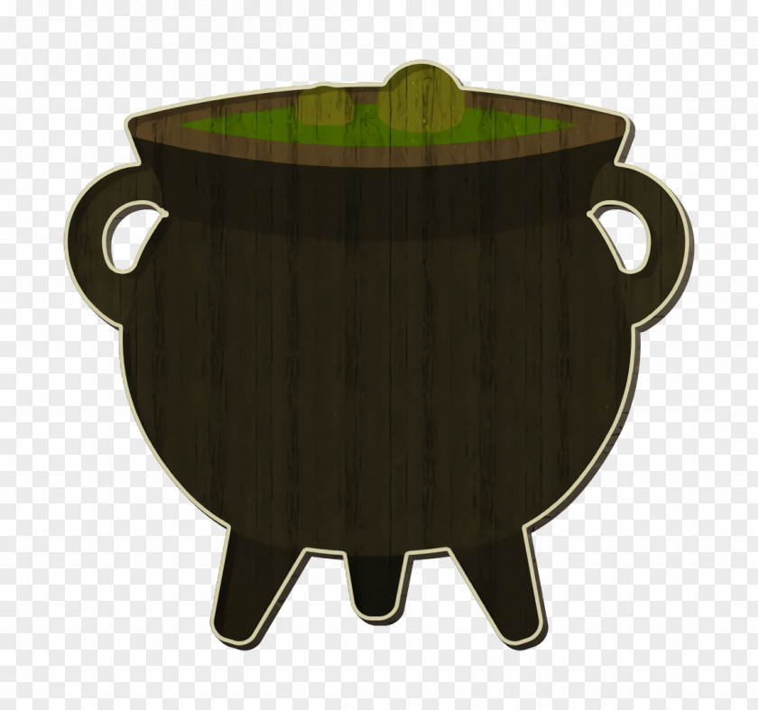 Drinkware Table Cauldron Icon Halloween Holidays PNG