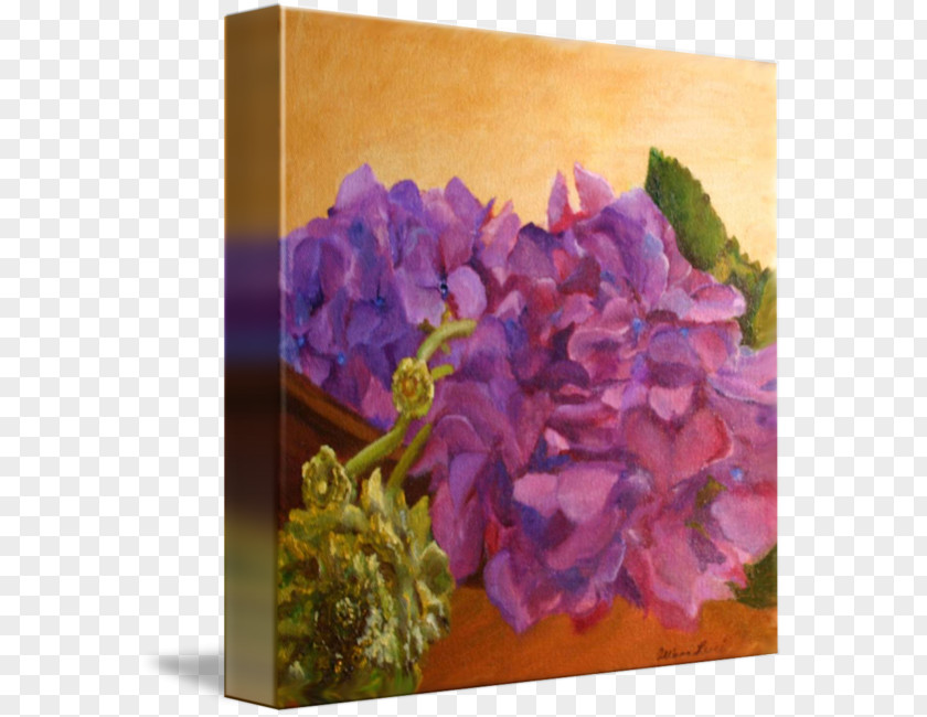 Hydrangea Floral Design Art Violet Flower PNG