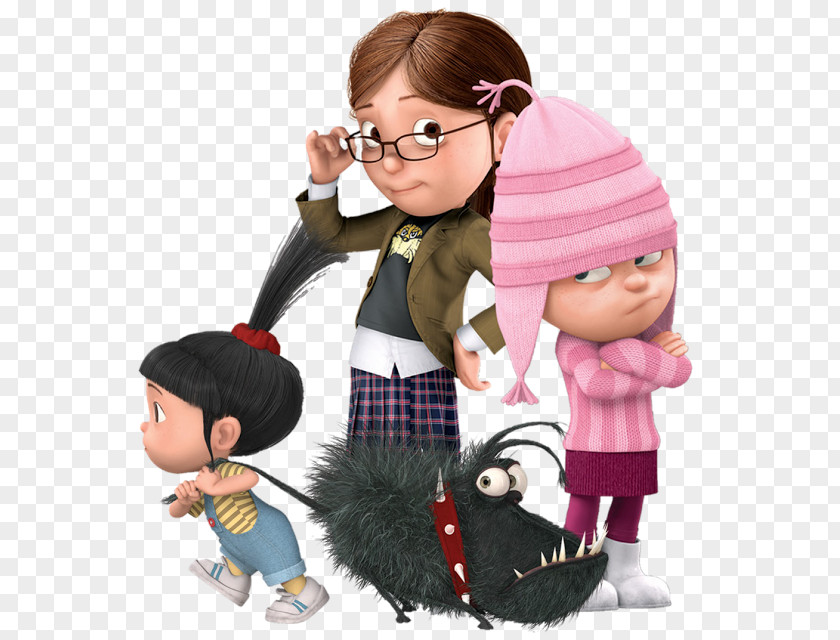 Minion Toy Agnes Margo Edith Despicable Me Minions PNG