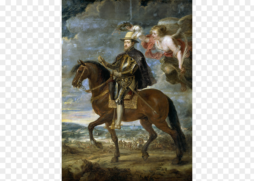 Painting Equestrian Portrait Of King Philip II (Michael Jackson) Brooklyn Museum National Gallery Art PNG