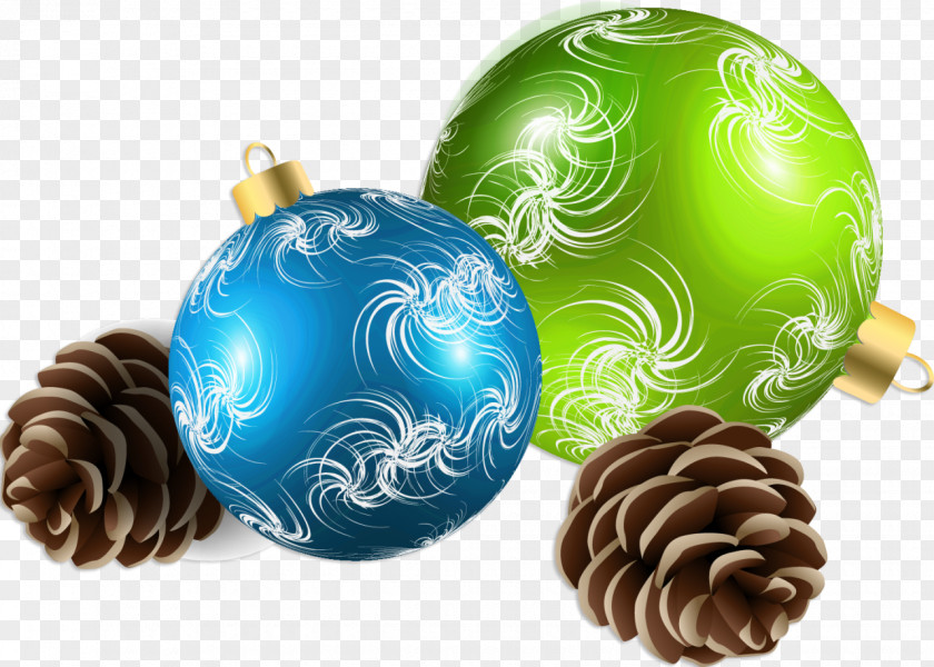 Pine Cone Christmas Ornament Clip Art PNG
