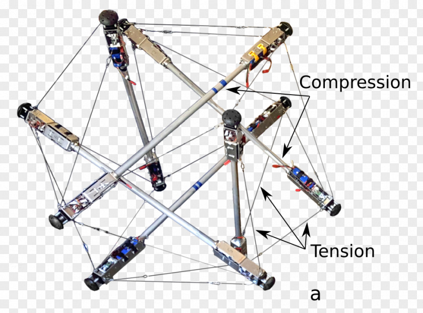 Selfreconfiguring Modular Robot Tensegrity Needle Tower Kurilpa Bridge Structure Space Frame PNG