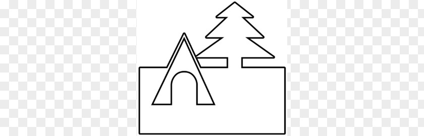 Tent Outline Cliparts Camping Clip Art PNG