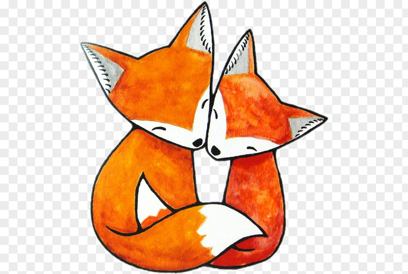 Fox Red Drawing PNG