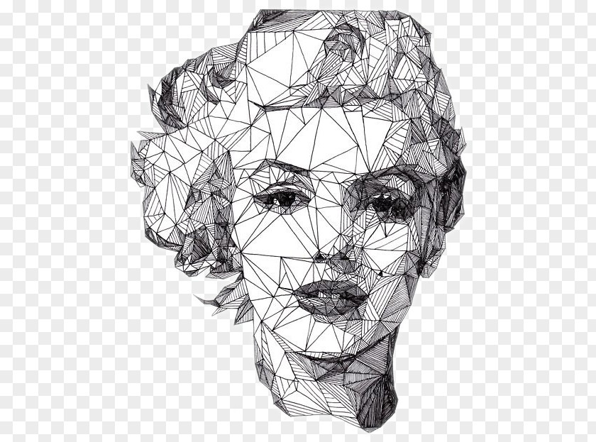 Frida Kahlo Drawing Portrait Geometry Artist PNG