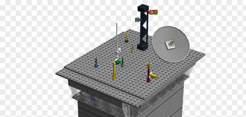 Lego Ideas Air Traffic Control Radar Tower Airport PNG