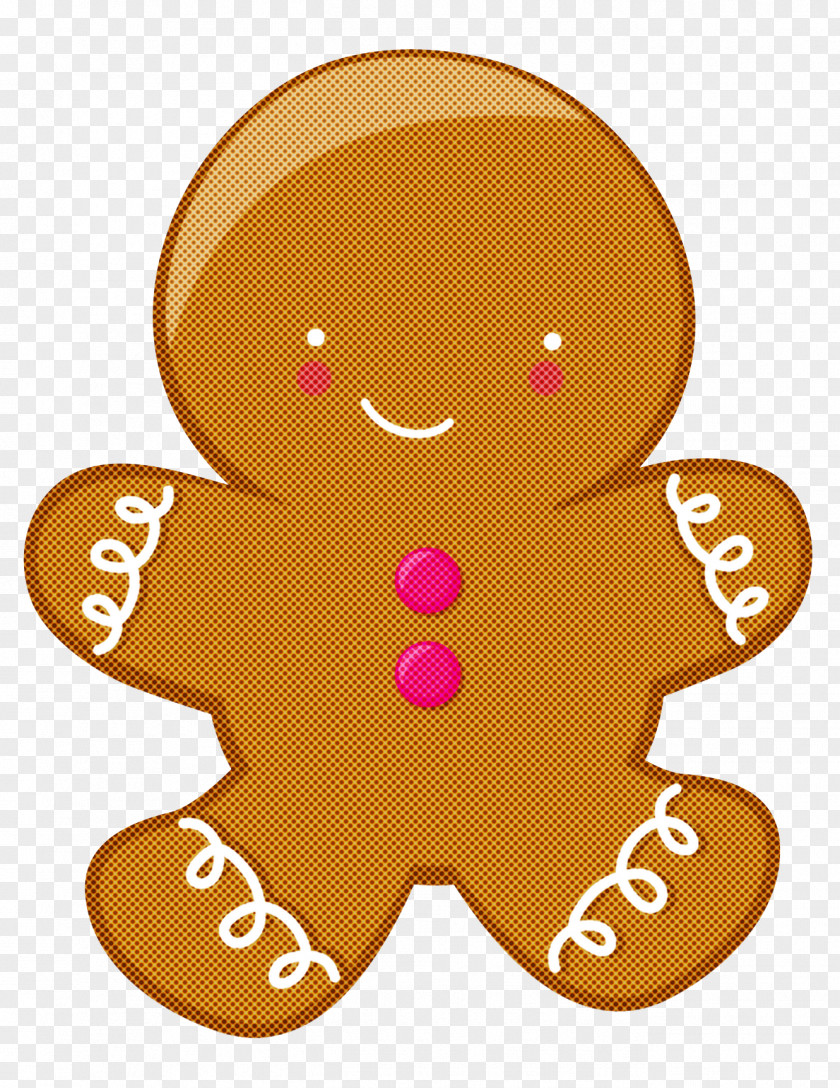 Sticker Cartoon Gingerbread PNG