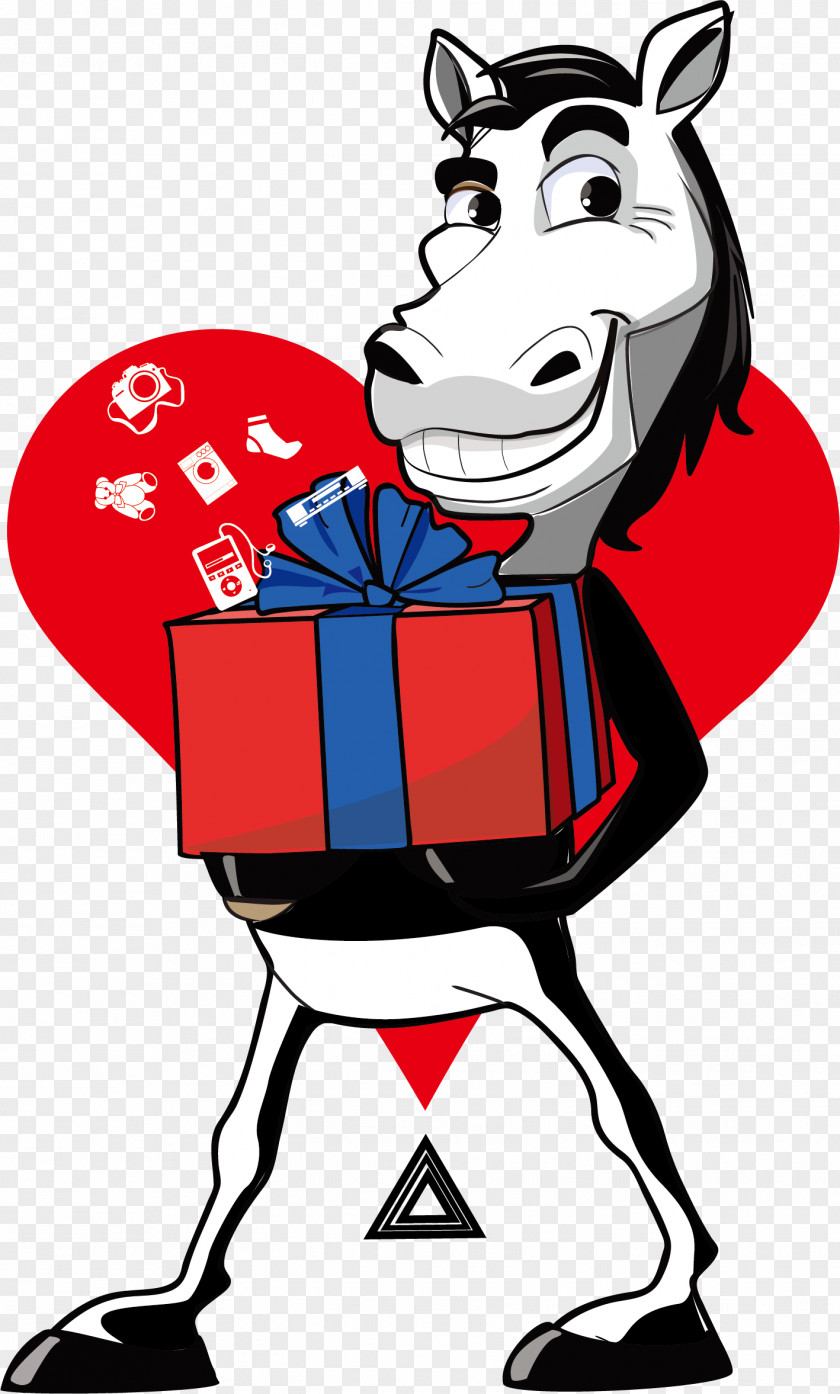 Gift Of Donkey Euclidean Vector Clip Art PNG