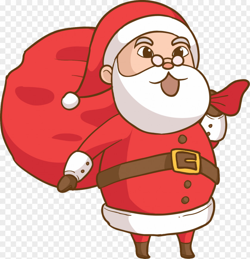 Santa Belt Claus Christmas Day Image Vector Graphics Gift PNG