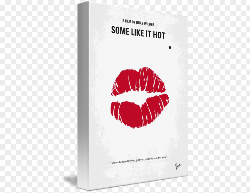 Some Like It Hot Film Poster Canvas Print Art Minimalism PNG