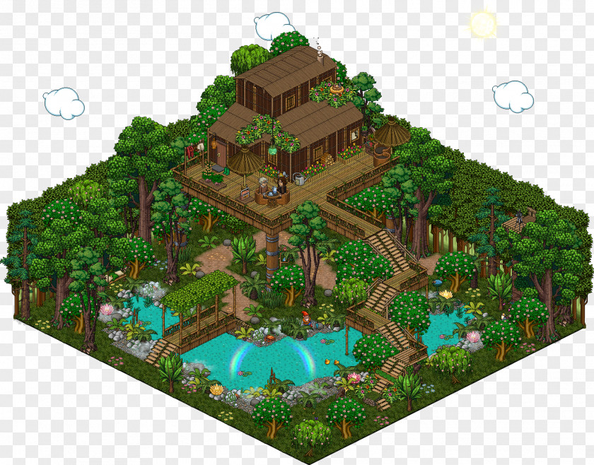 Tree House Habbo Room André Strzezebroda PNG