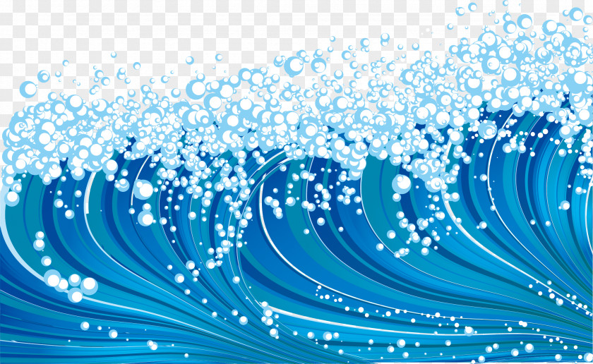 Water Droplets Wind Wave Euclidean Vector PNG