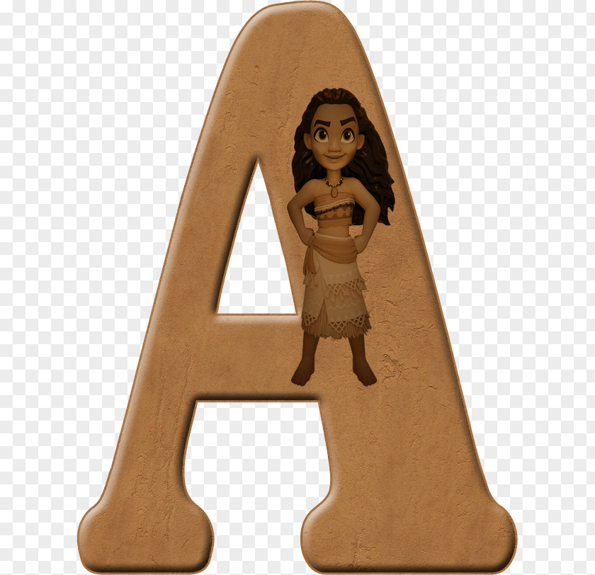 Baby Moana Alphabet Letter Å PNG