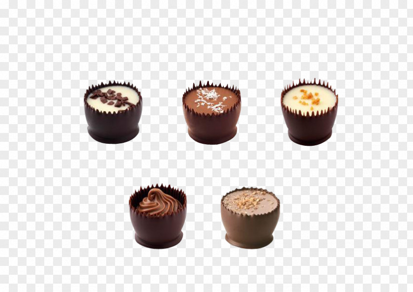 Chocolate Dessert Cup Truffle Cupcake Praline Ischoklad Balls PNG