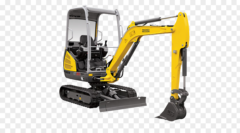 Compact Excavator Heavy Machinery Wacker Neuson Architectural Engineering PNG