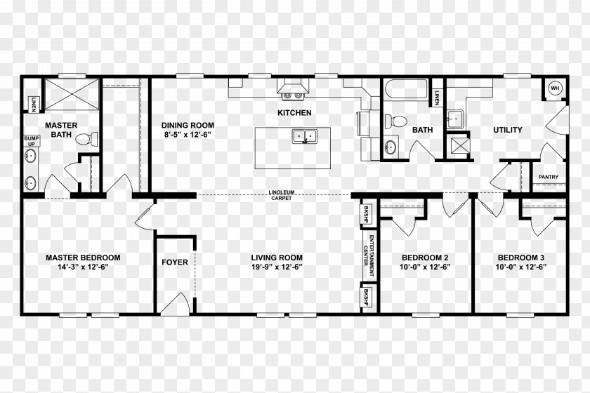Flat Bedroom Bed Material Size Chart Floor Plan House PNG