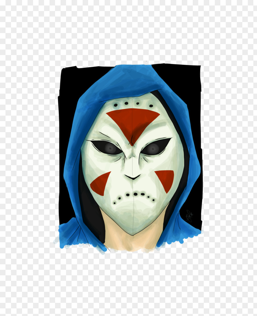Mask Electric Blue PNG