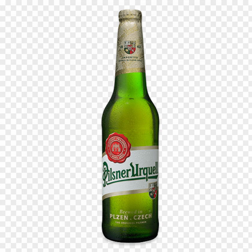 Pilsner Urquell Bottle PNG Bottle, glass bottle clipart PNG